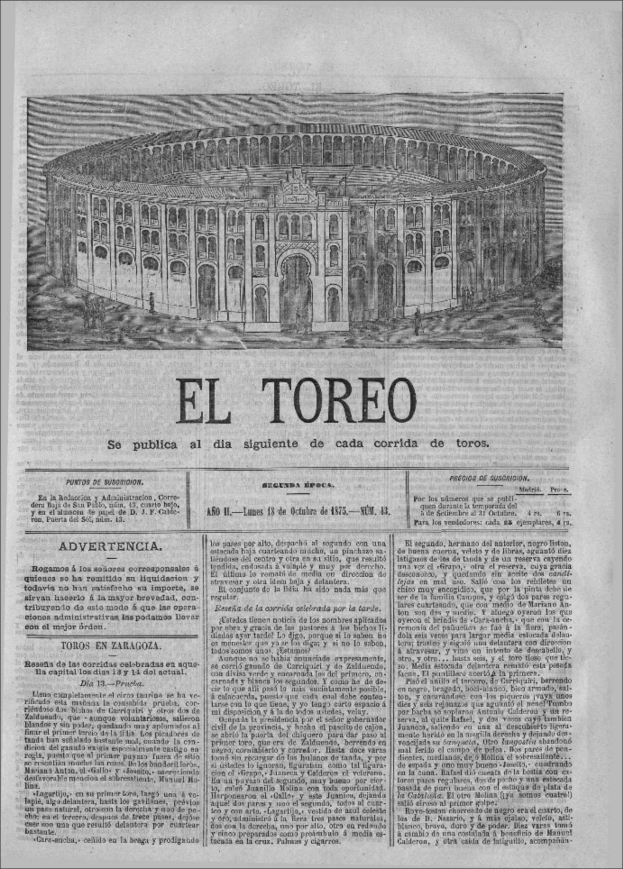 Eine alte Zeitung mit einem Konzertsaal mit großer Aula und mehreren Sitzreihen.